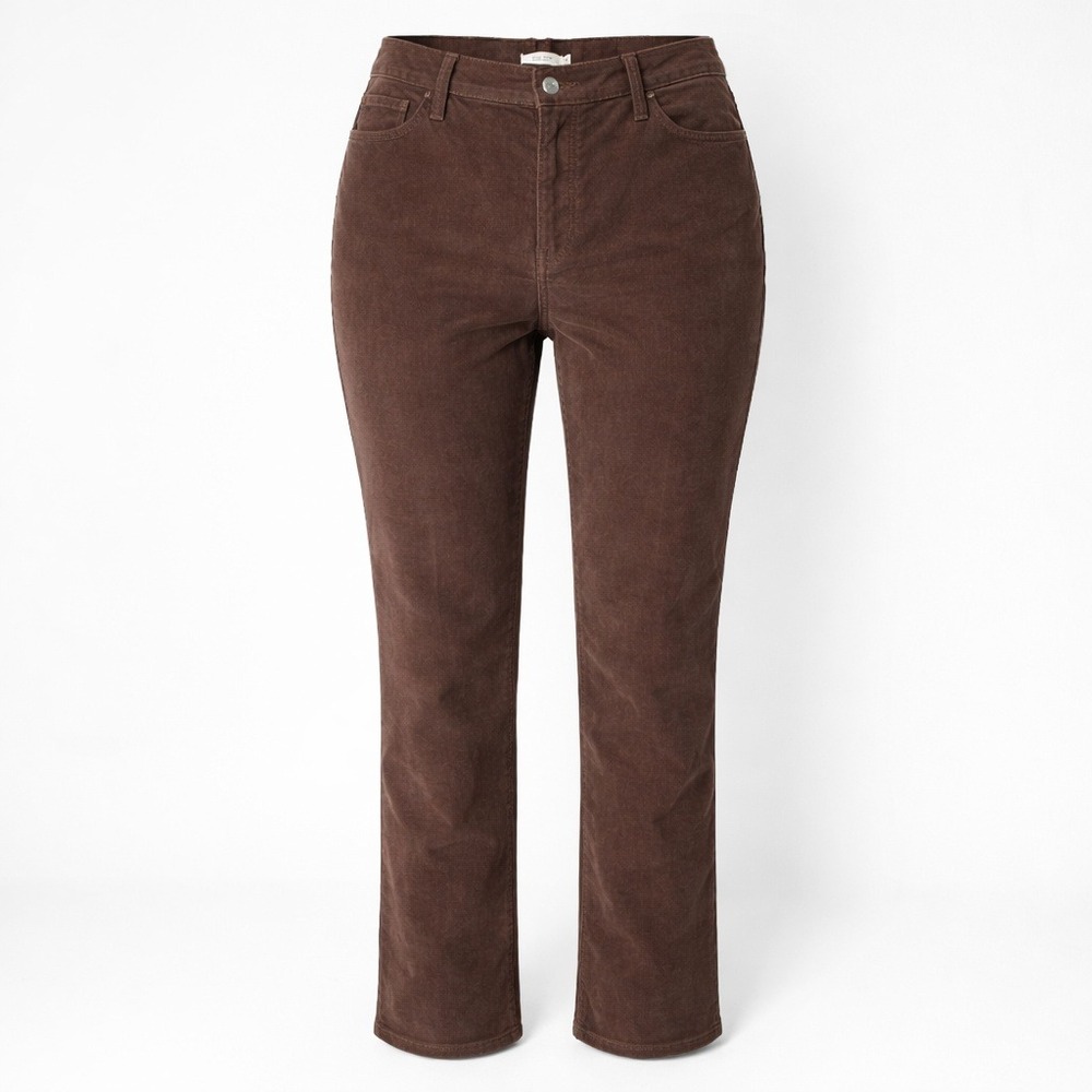Levi's Wedgie Straight‎ Corduroy Pants 34x28 Brown Button Fly High Rise Premium